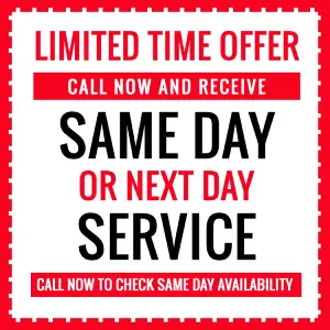 Same day or next day Service