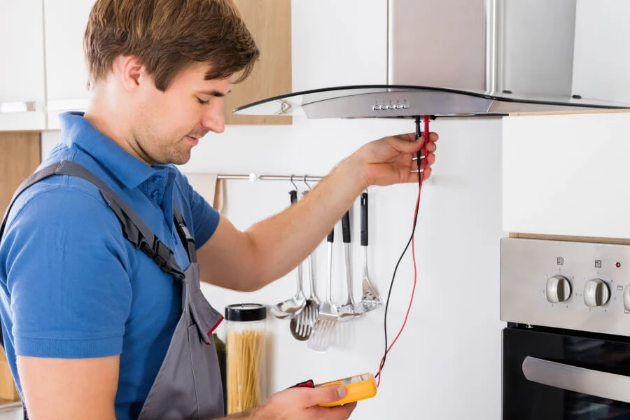 Range hood installation