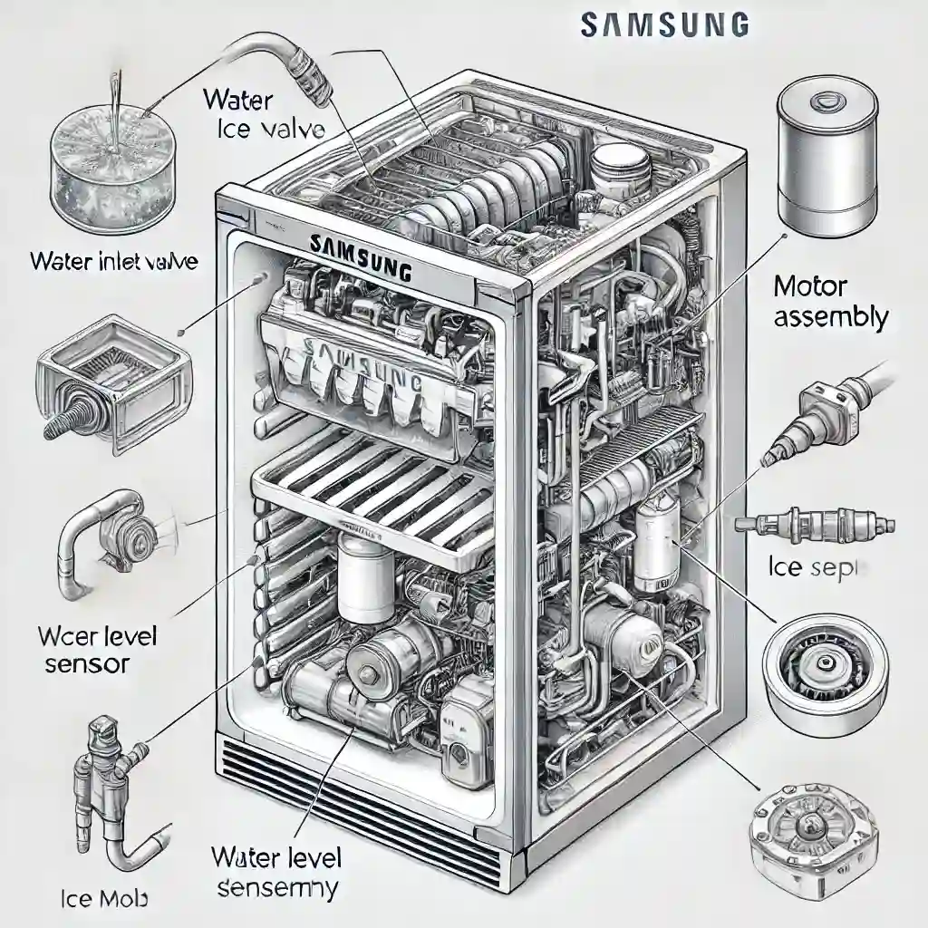 Samsung refrigerator ice maker device example