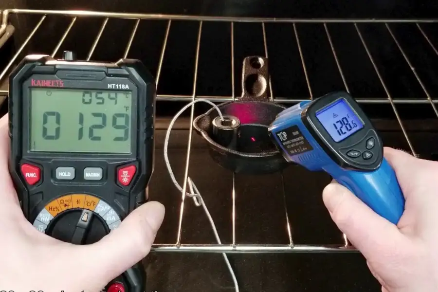 Evaluate the oven temp sensor