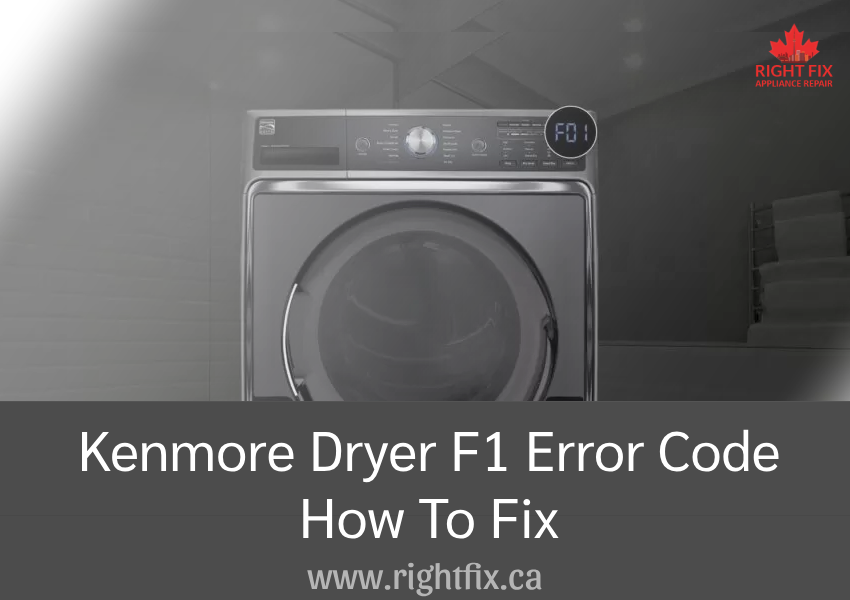 Kenmore Dryer F1 Error Code – How To Fix