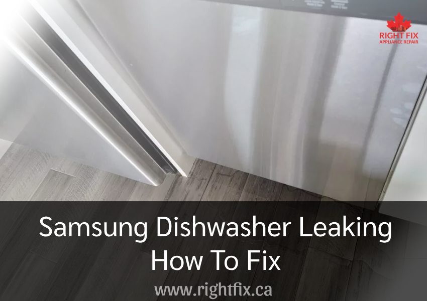 Samsung Dishwasher Leaking – How To Fix