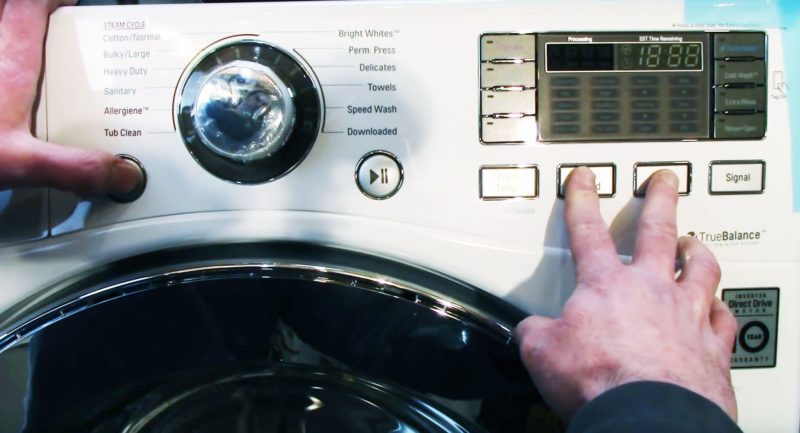 Resetting Your LG Washer to Clear the LE Error Code