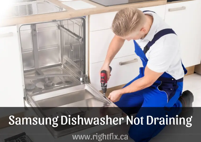 Samsung Dishwasher Not Draining