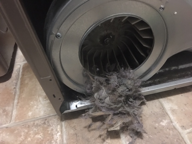 Broken Blower Wheel