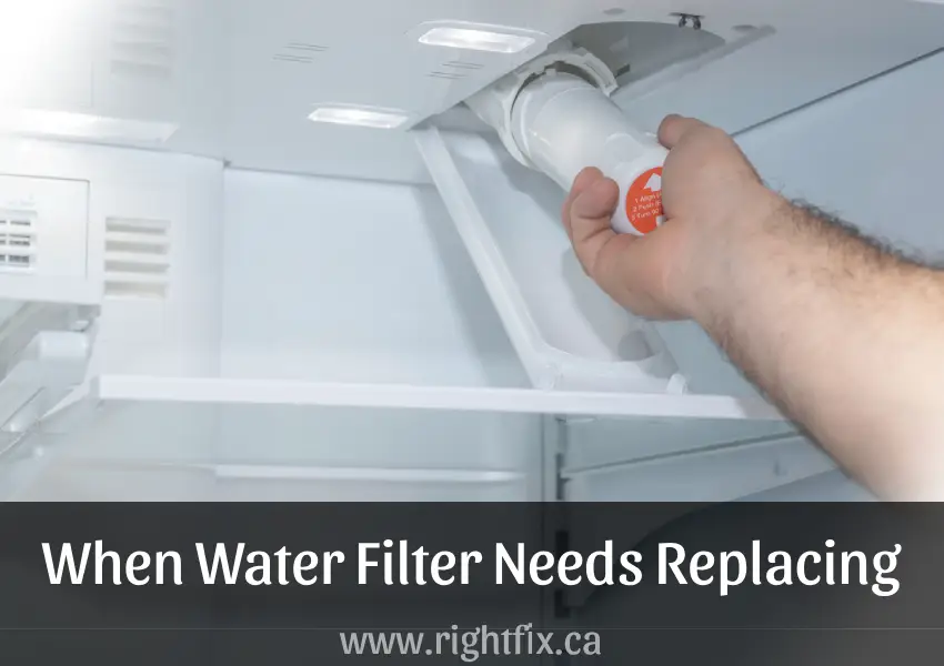 When Water Filter Needs Replacing