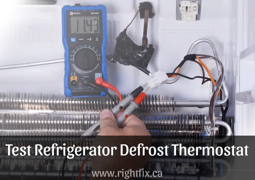 Test Refrigerator Defrost Thermostat