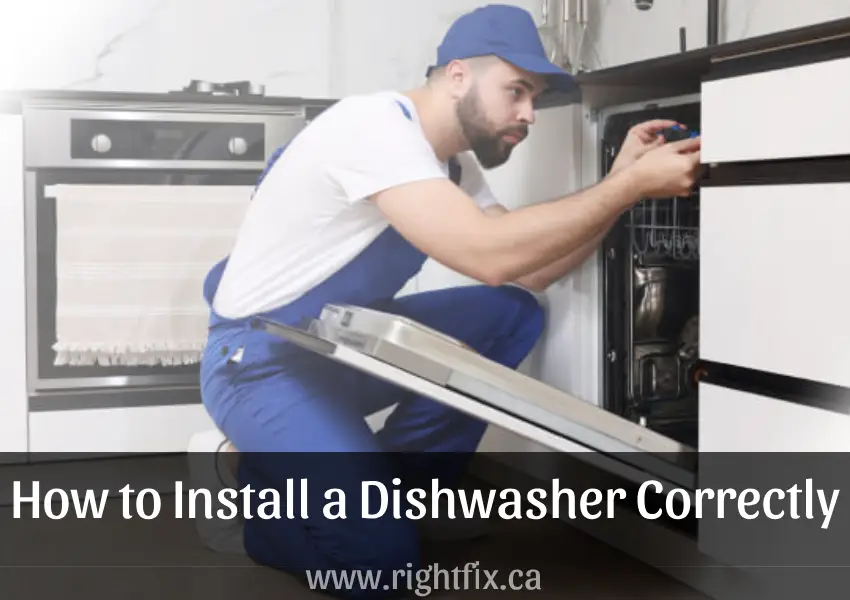 How to Install a Dishwasher Correctly