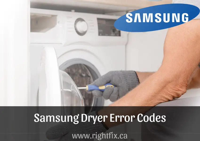 Samsung Dryer Error Codes