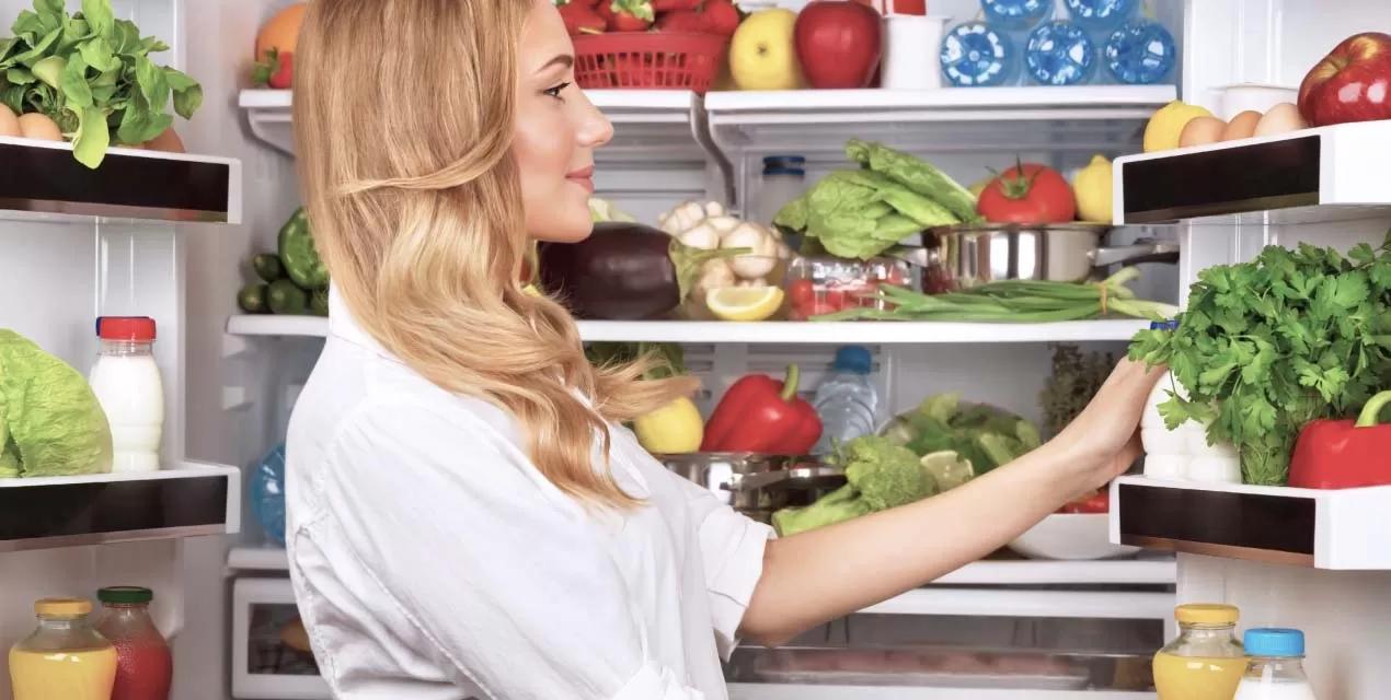 Full fridge maintaining stable temperature