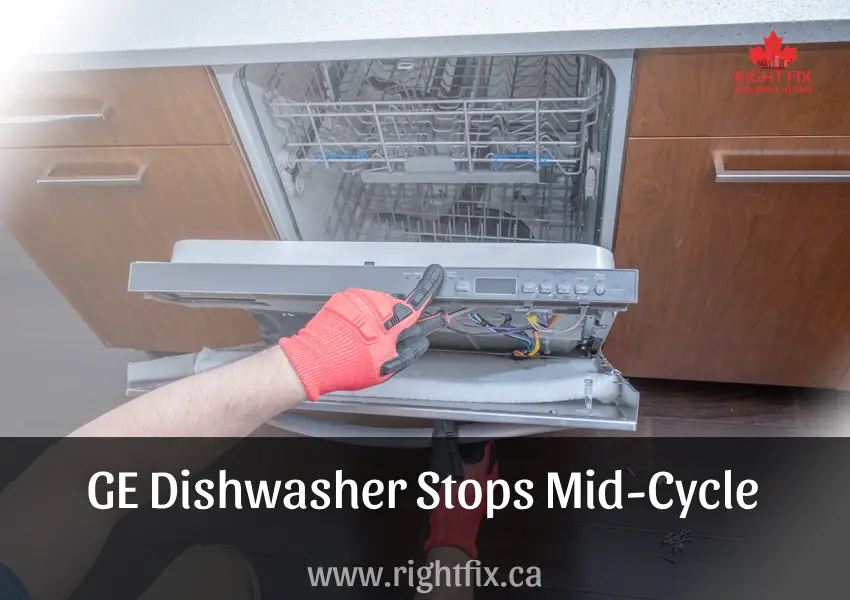 GE Dishwasher Stops Mid-Cycle