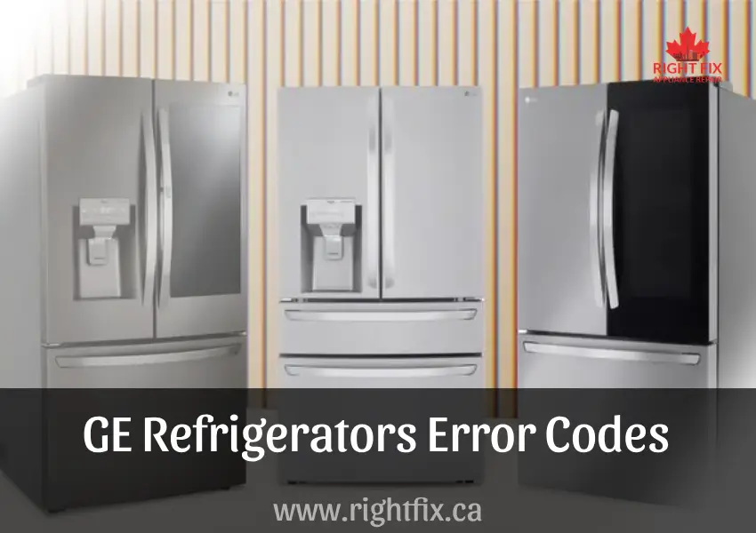 GE Refrigerators Error Codes