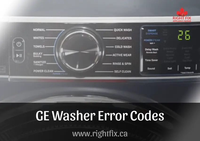 GE Washer Error Codes