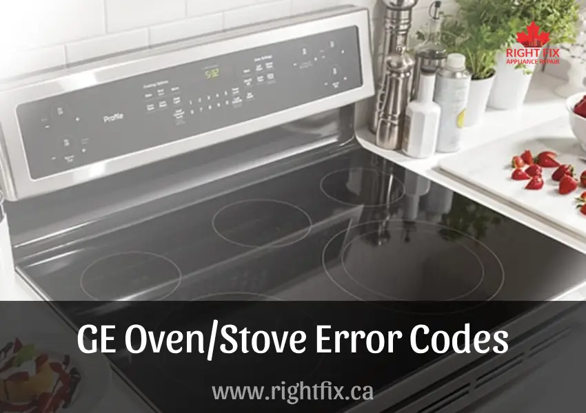 GE Oven/Stove Error Codes