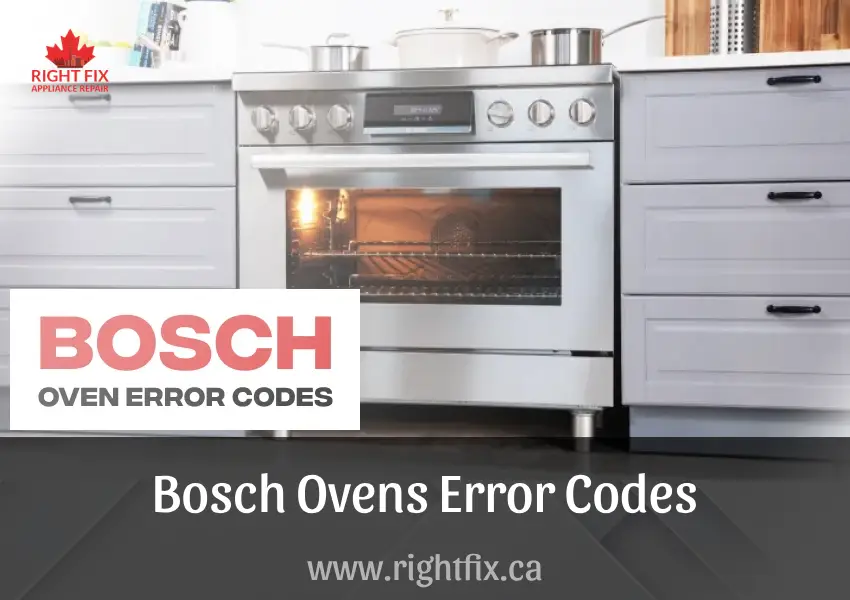 Bosch Ovens Error Codes