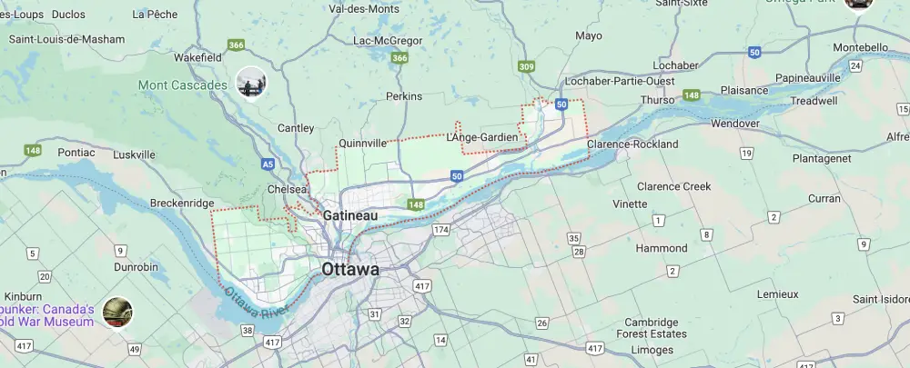 Gatineau Areas We Serve