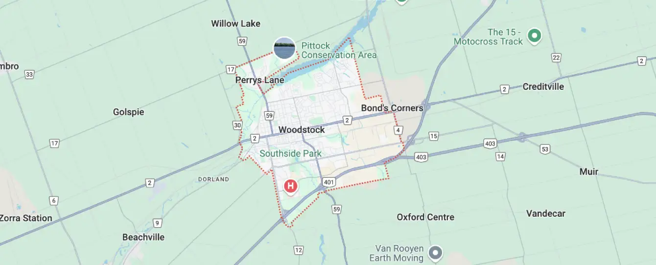Woodstock Areas We Serve
