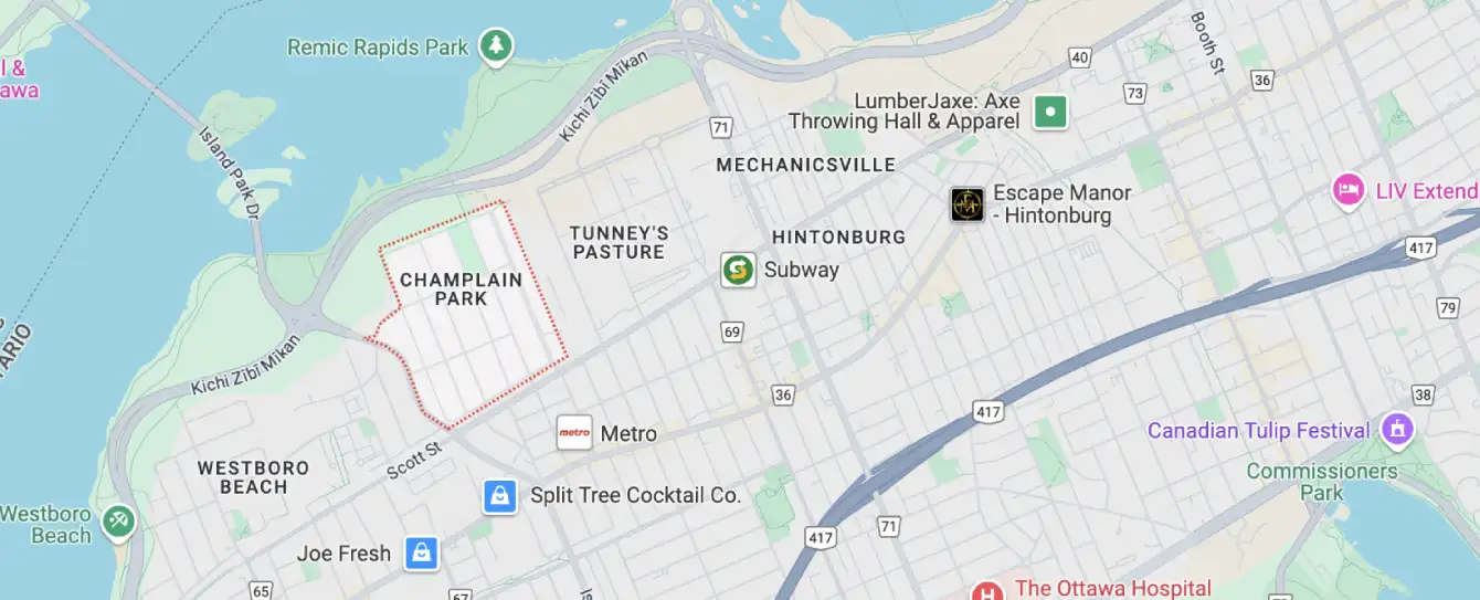 Champlain Park Areas We Serve
