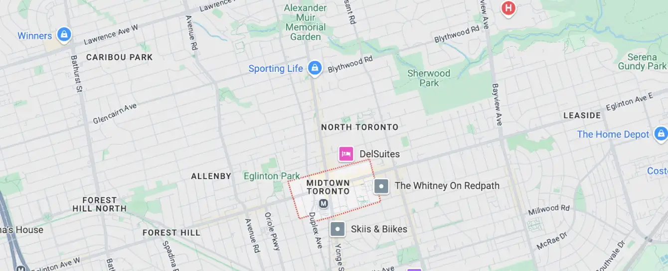 Yonge–Eglinton Areas We Serve