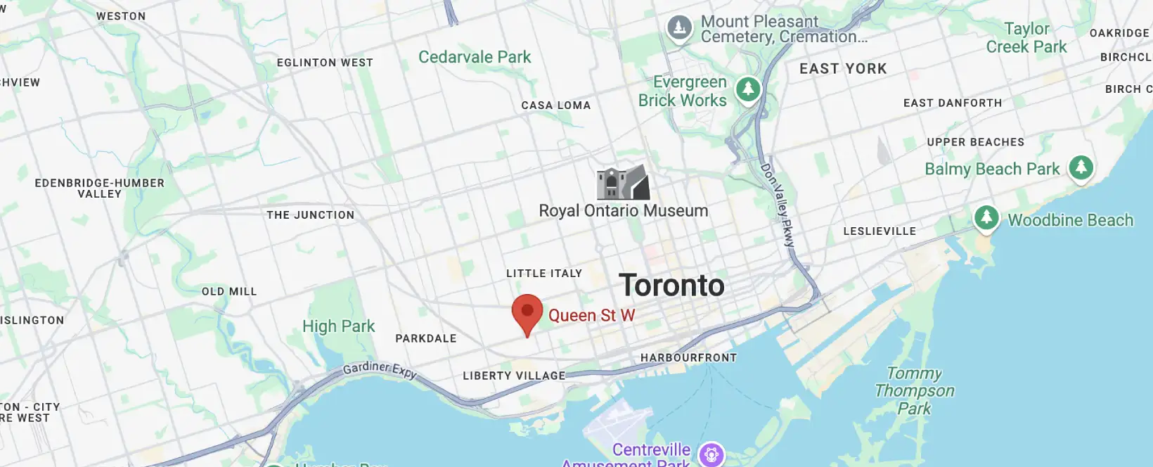 Areas We Serve in Queen West