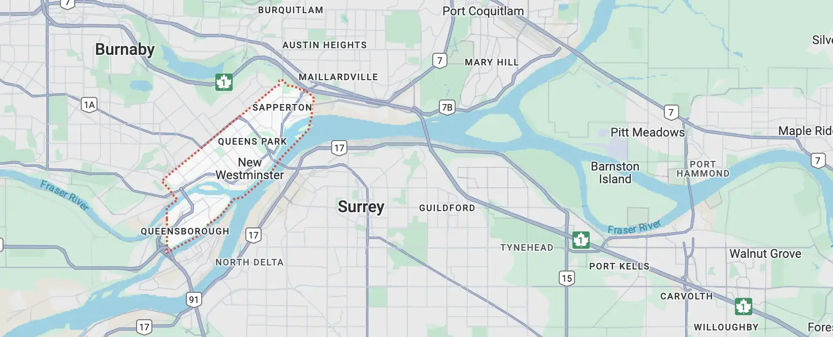 New Westminster Areas We Serve