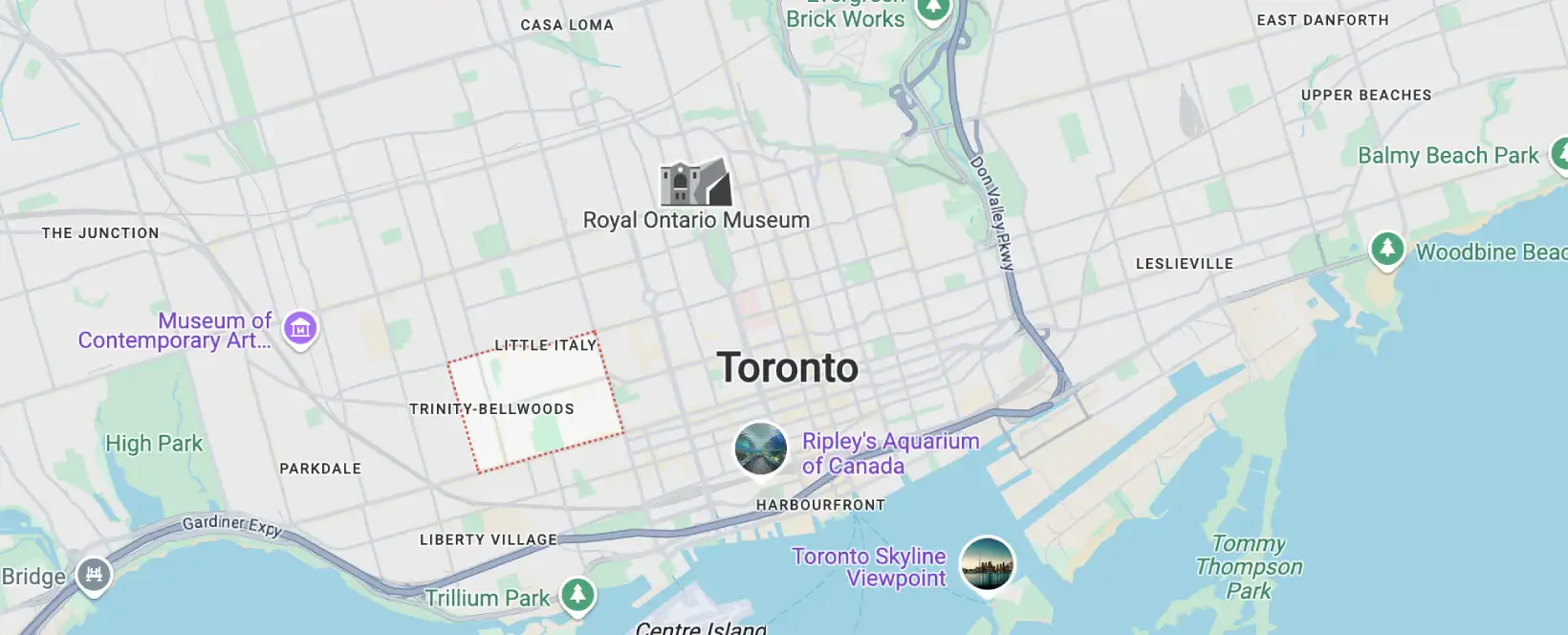 Trinity-Bellwoods Areas We Serve