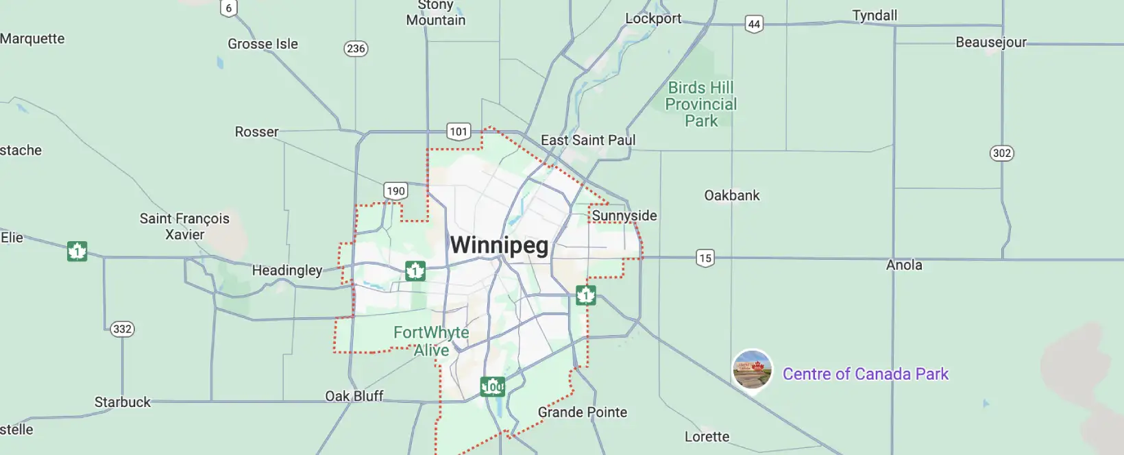 Appliance Installation Service Area in Winnipeg