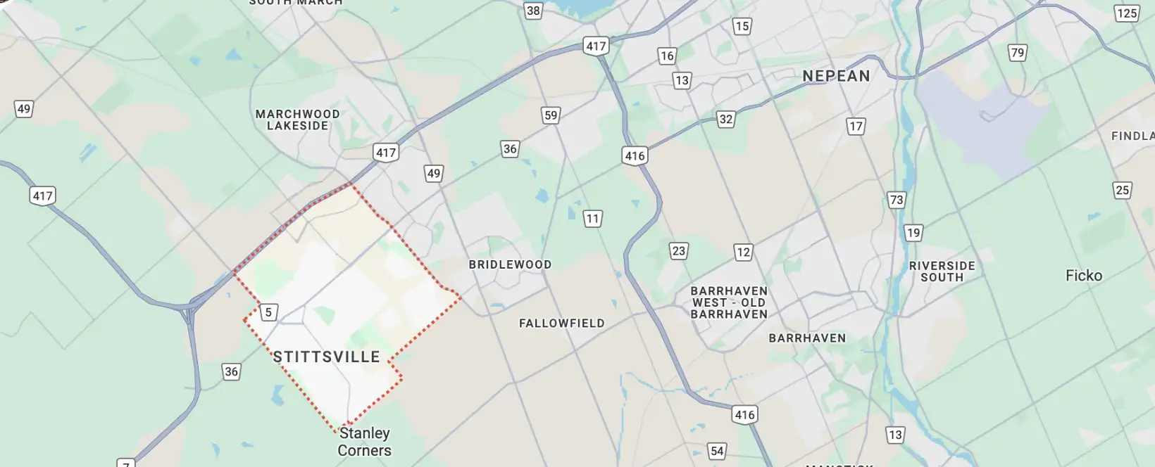 Stittsville Areas We Serve