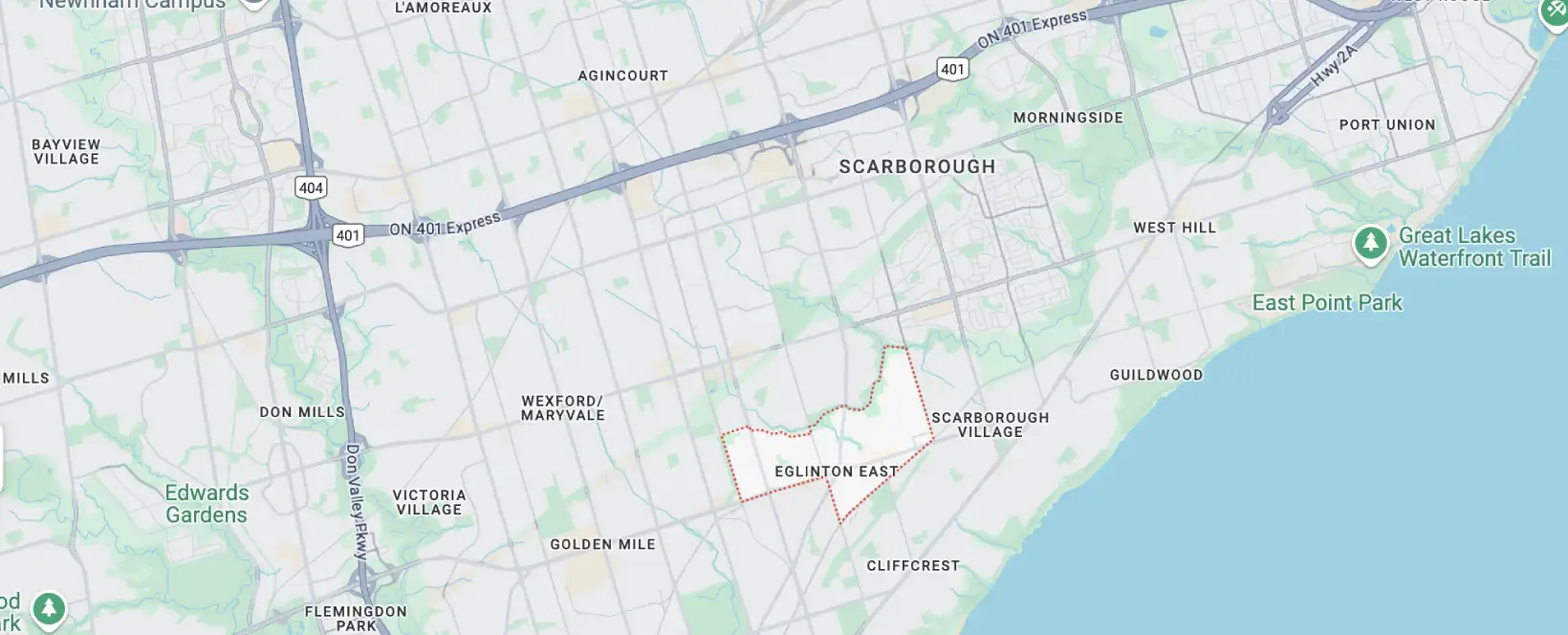 Eglinton Areas We Serve
