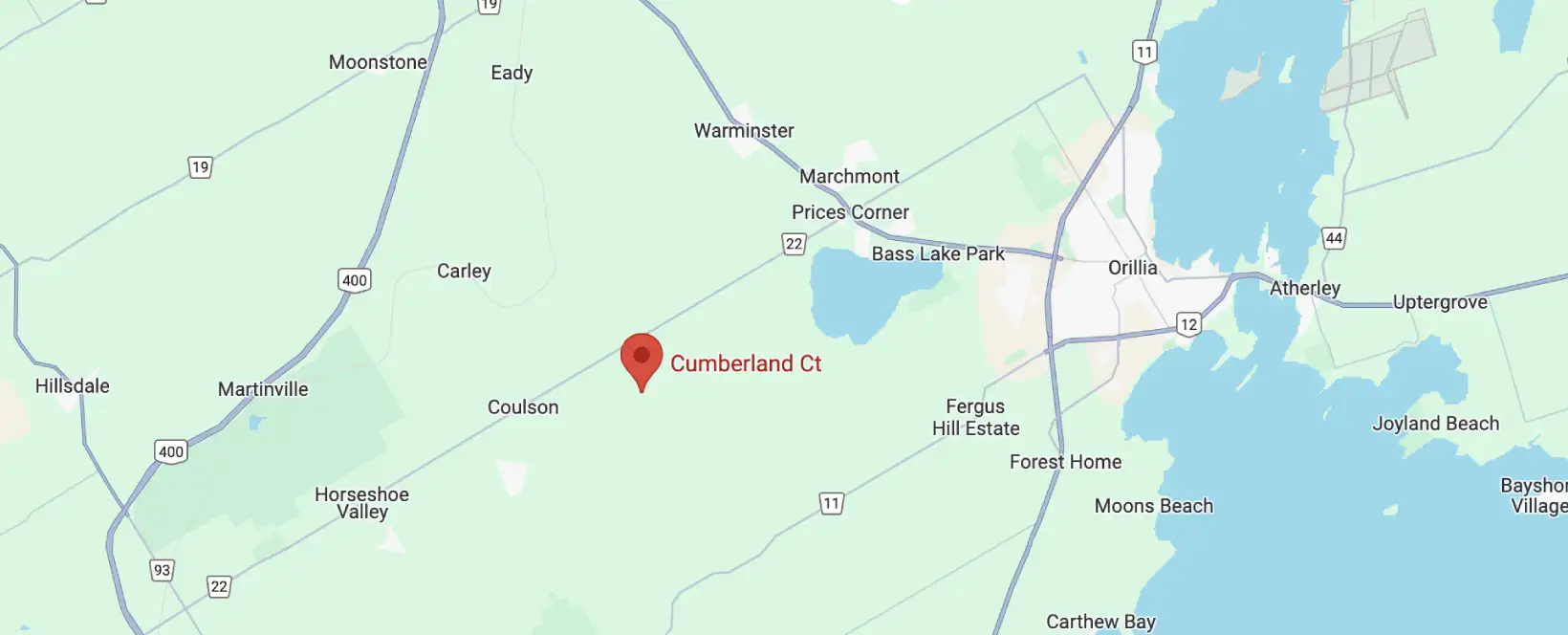 Cumberland Locations We Service