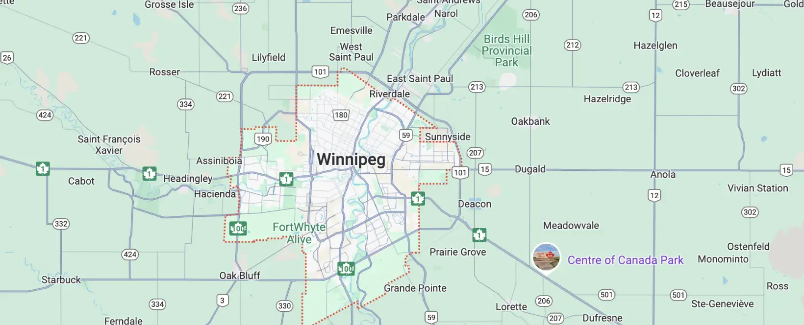 Oven Service Area in Winnipeg