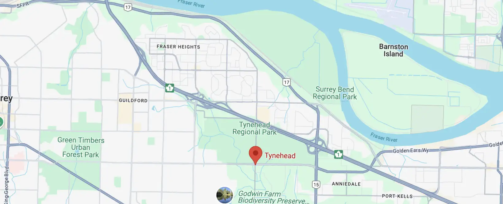 Tynehead Areas We Serve