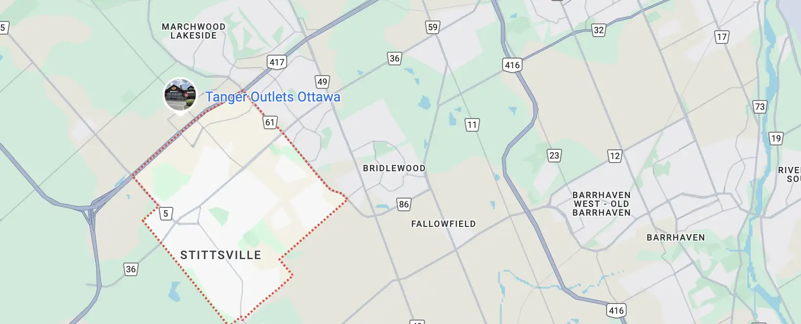 Sittsville Areas We Serve