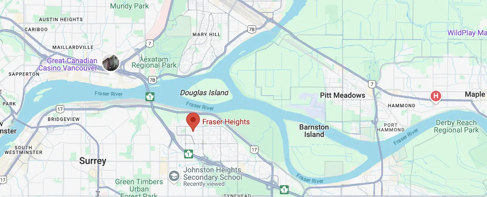 Fraser Heights Areas We Serve