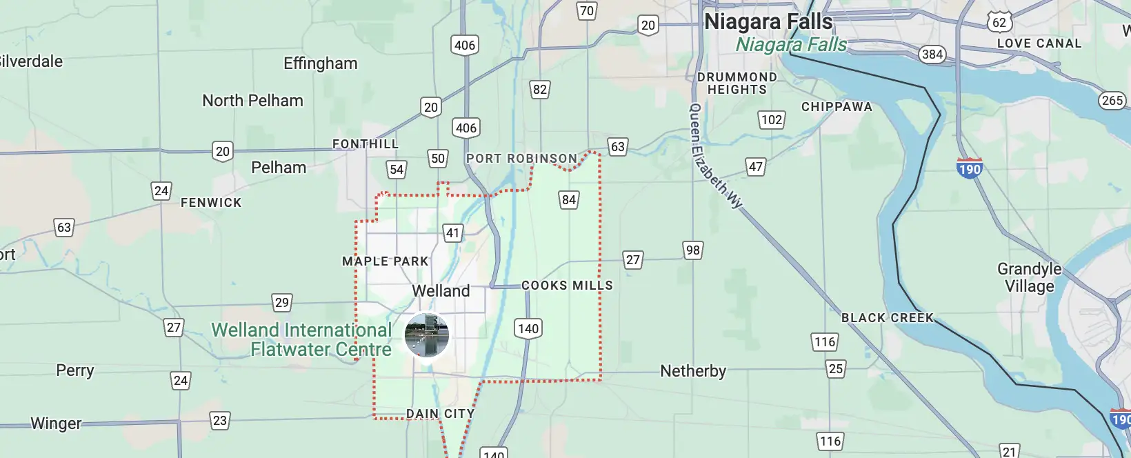 Welland Areas We Serve