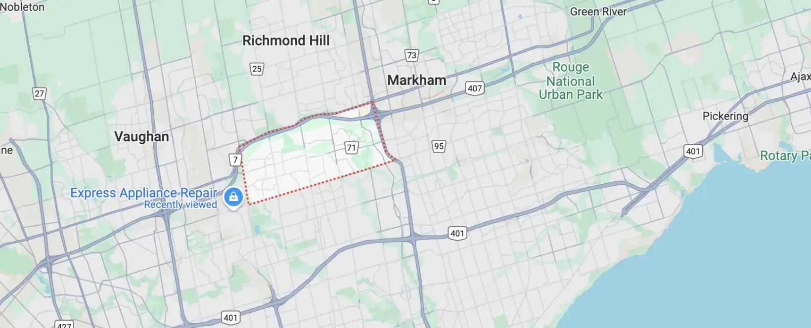 Thornhill Areas We Serve