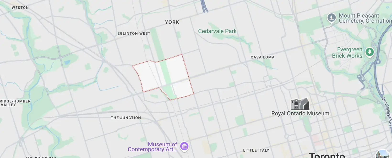 Earlscourt Areas We Serve