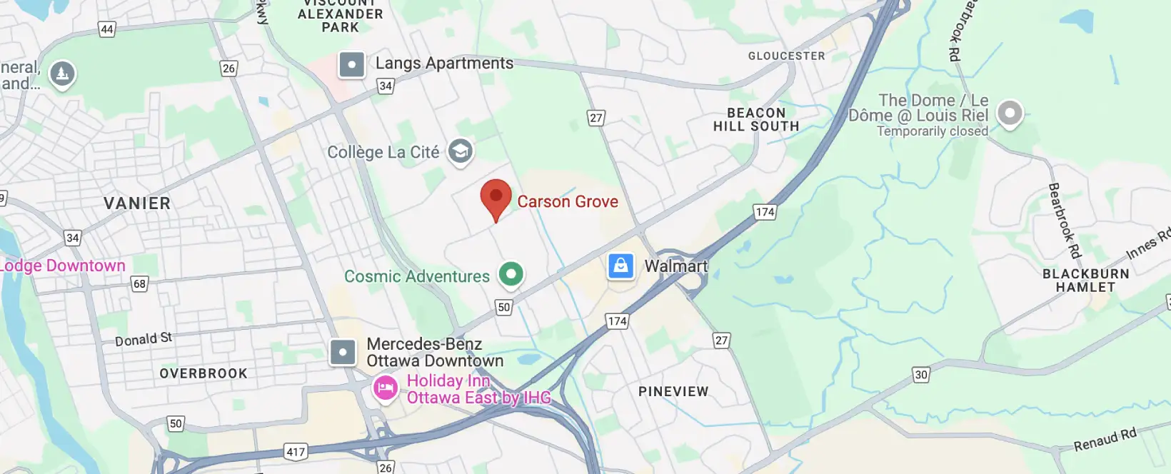 Carson Grove Areas We Serve