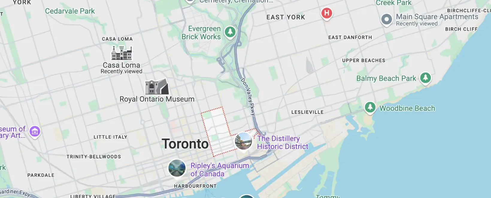 Moss Park Areas We Serve