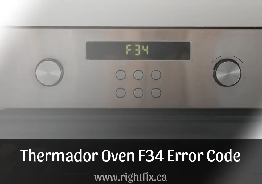 Thermador Oven F34 Error Code: What It Means and How to Fix It