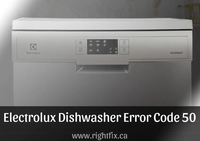 Code i50 on Electrolux Dishwasher - Circulation Pump Failure