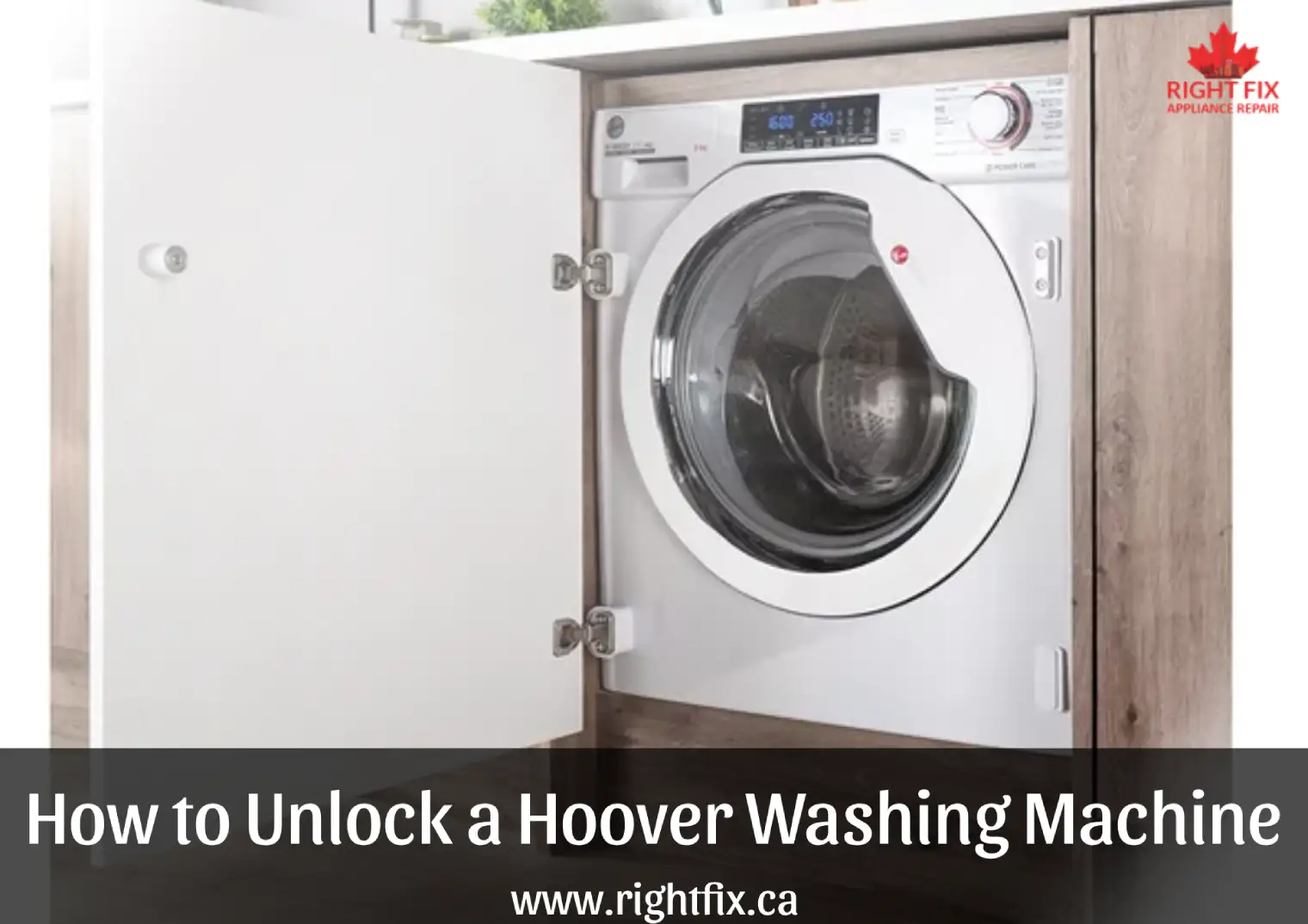 How to Unlock a Hoover Washing Machine Door | RightFix Troubleshooting Guide