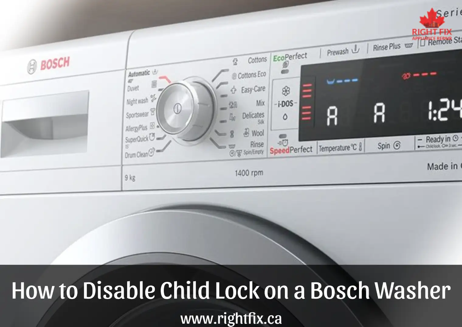 How to Turn Off the Child Lock on a Bosch Washing Machine (Quick Fix Guide)