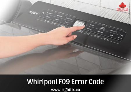 Whirlpool F09 Error Code – Causes & Fixes | Troubleshooting Guide